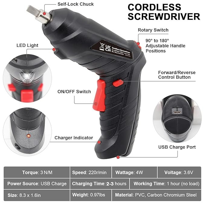 Electric Screwdriver Set (47 in 1)