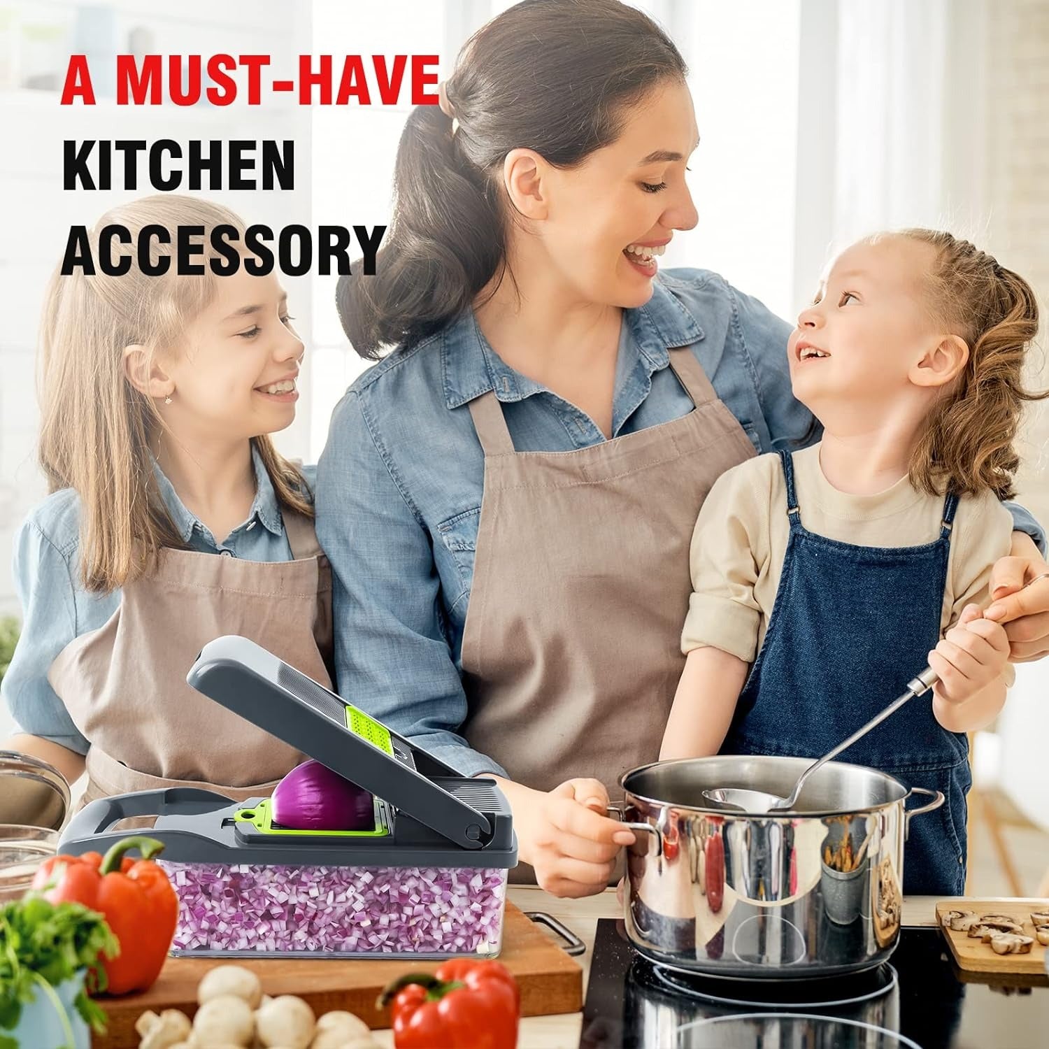 16-in-1 Multifunctional Vegetable Cutter & Slicer