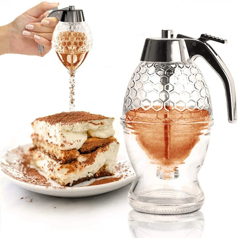 Honey Dispenser Acrylic Jar For Kitchen 200ML.