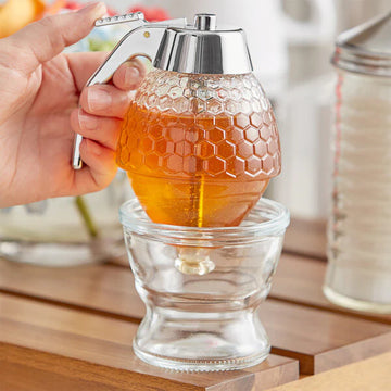 Honey Dispenser Acrylic Jar For Kitchen 200ML.