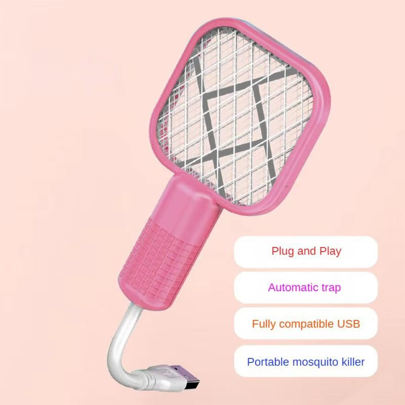 Mini USB Rechargeable Mosquito Racket