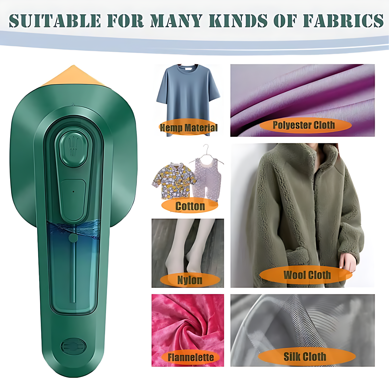 Portable Mini Steam Electric Iron for Clothes