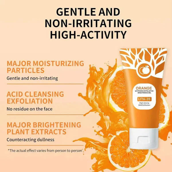 Orange Enzyme Exfoliating Gel – Brightening & Dead Skin Remover