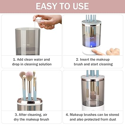 3 In 1 Electric Makeup Brush Cleaning Machine