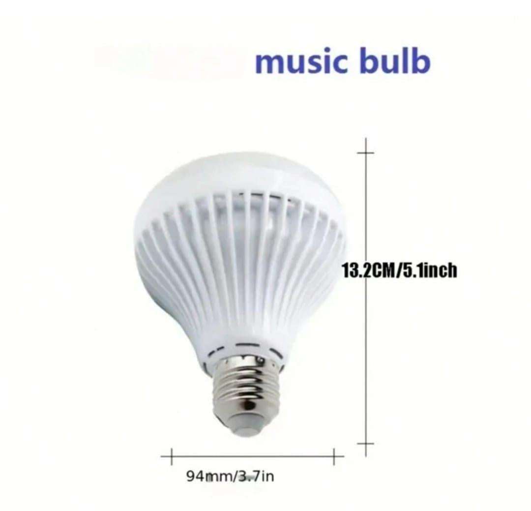 Colorful RGB LED Music Bulb with Built-in Bluetooth Speaker