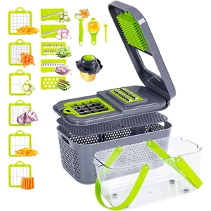 Multifunctional Vegetable Cutter 22 Pcs Set