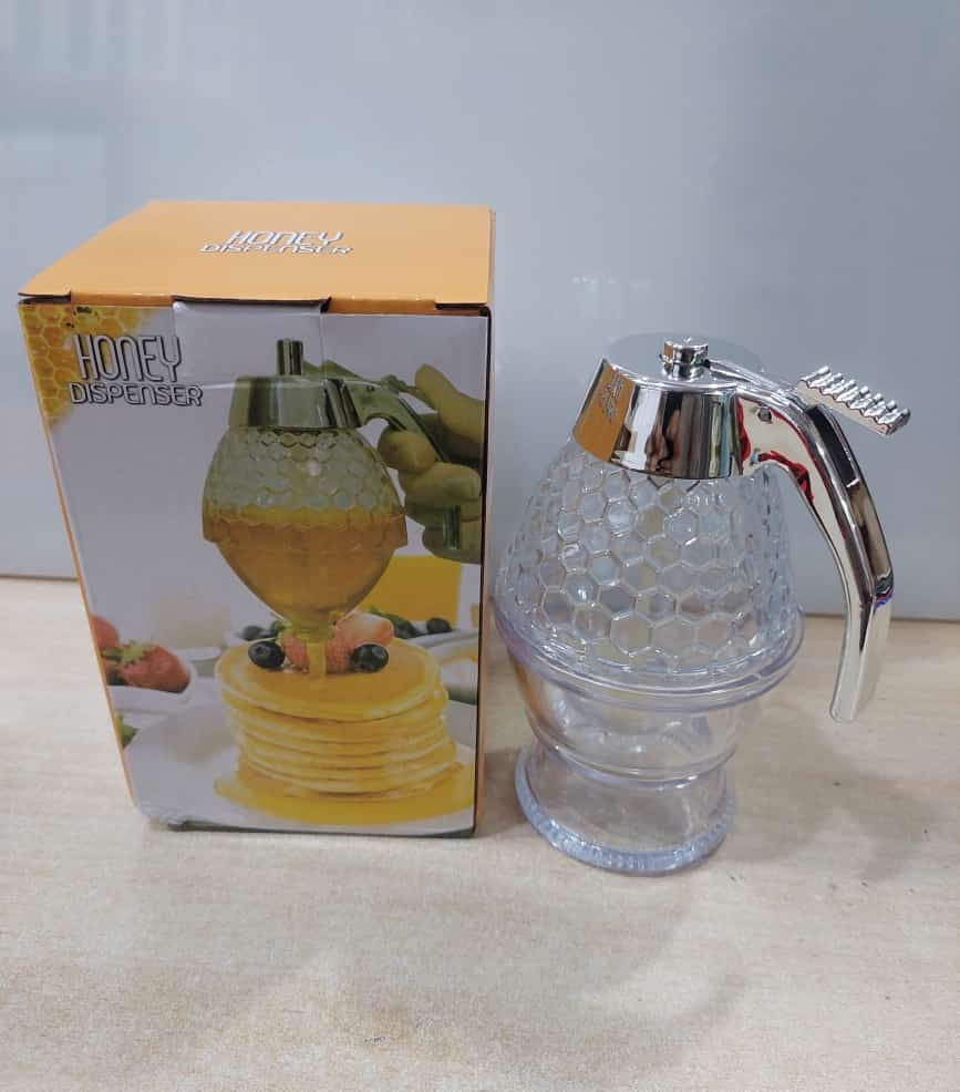 Honey Dispenser Acrylic Jar For Kitchen 200ML.