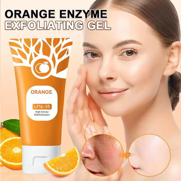 Orange Enzyme Exfoliating Gel – Brightening & Dead Skin Remover