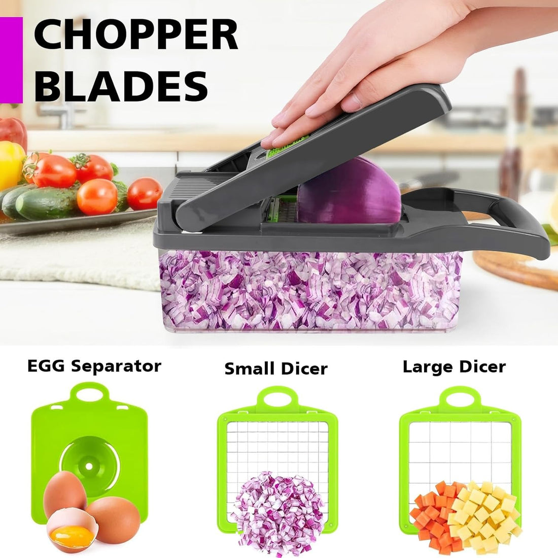 16-in-1 Multifunctional Vegetable Cutter & Slicer