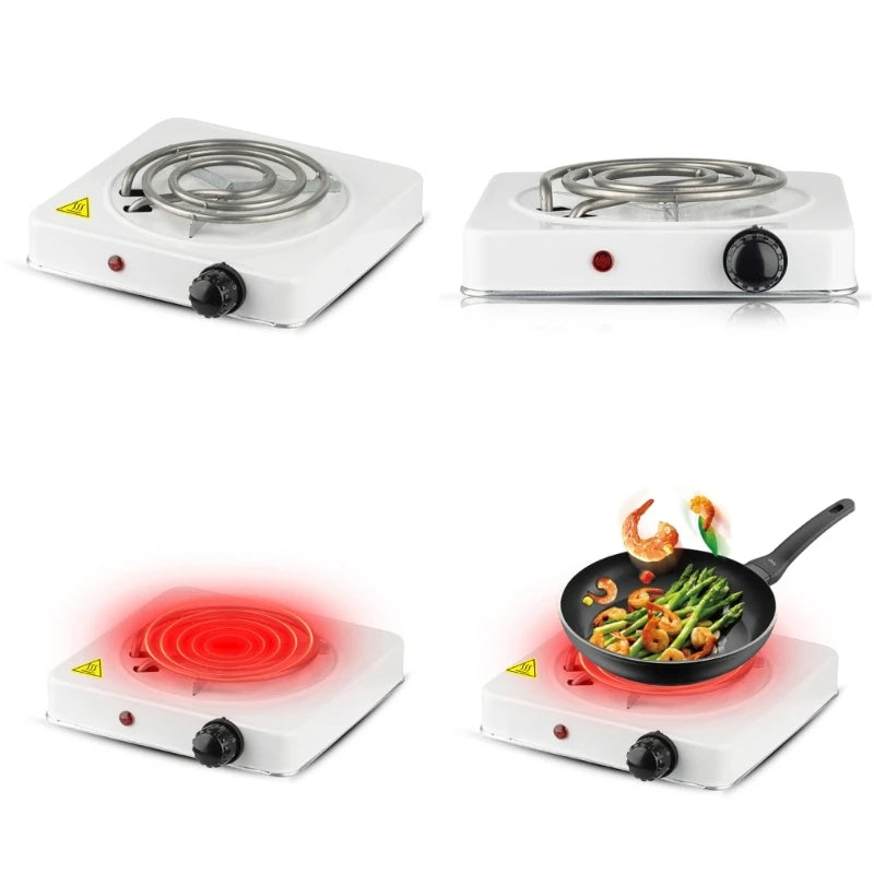 Electric Stove & Hot Plate & Cooker R.8010B – Uniform Heating – 1000W ( Free Delivery )