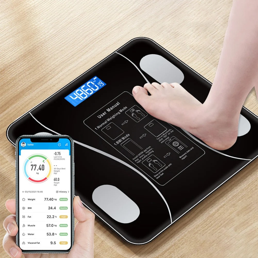 Smart Wireless Bluetooth Digital Weight Scale (180-KG)