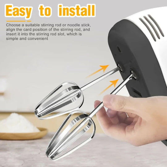 Electric Hand Mixer Beater Machine for Cake, Eggs & Baking Mixer.