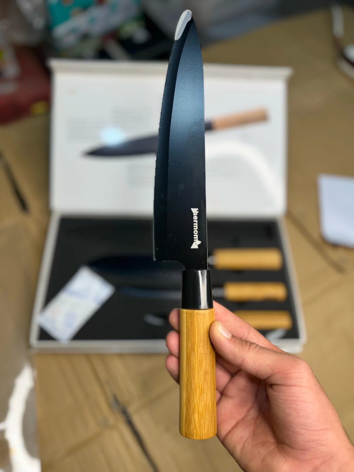 4 Piece Japanese Kitchen Knives stainless steel Set