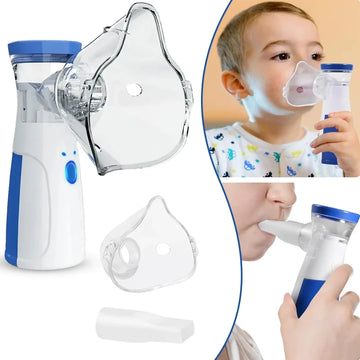 Portable Mesh Nebulizer (USB & Battery) – Mini Inhaler for All Ages