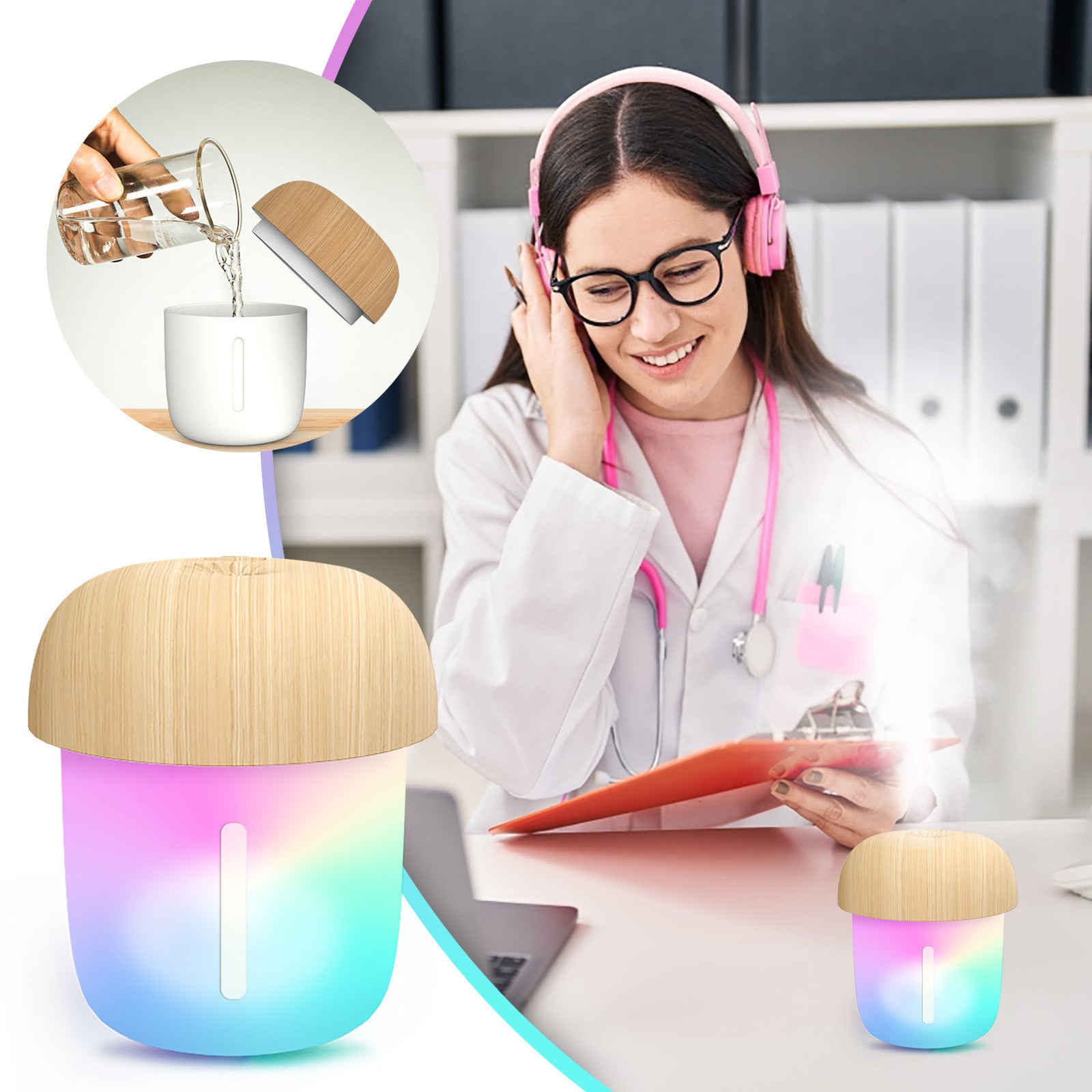Mushroom Shape Humidifier