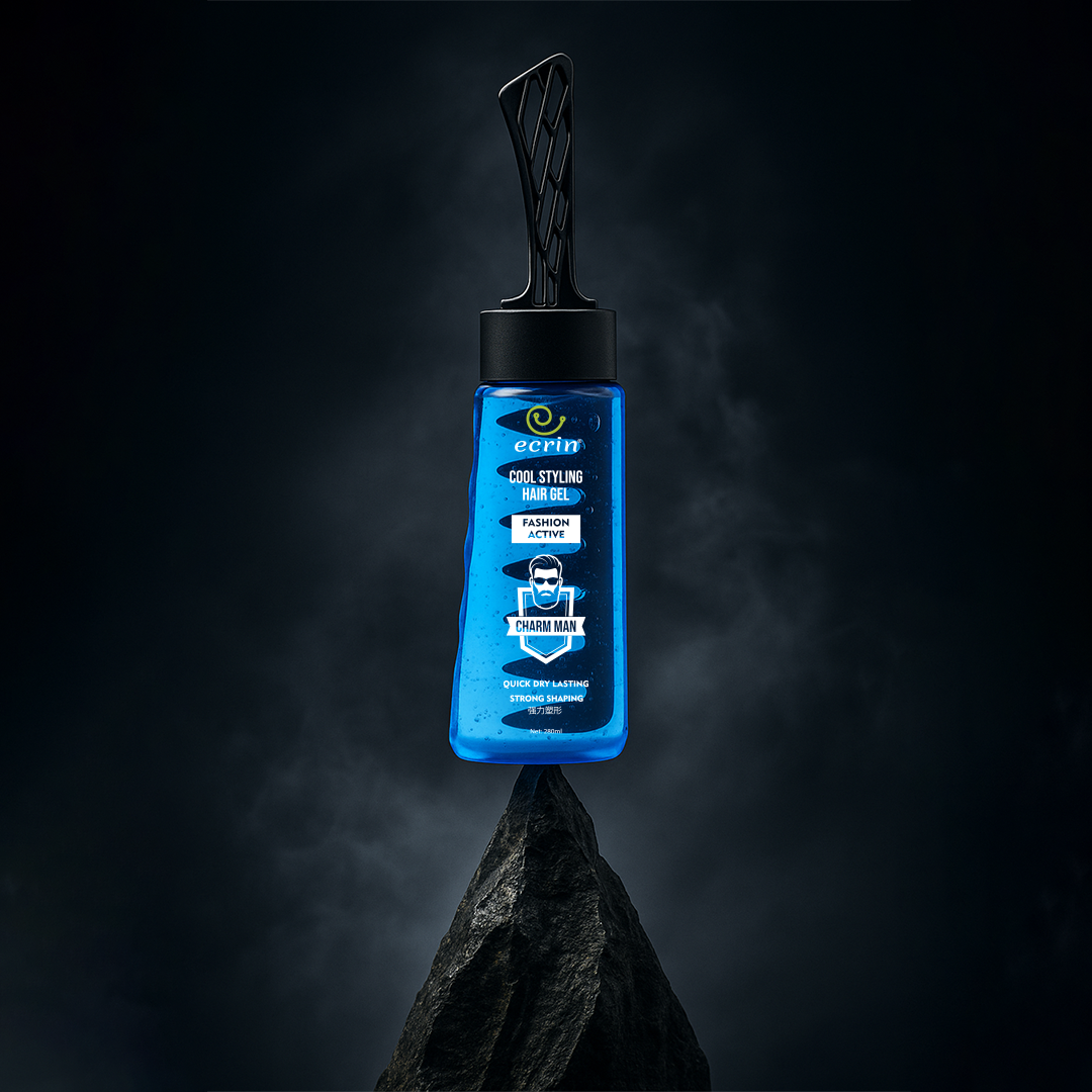 Original ECRIN COOL STYLING HAIR GEL WITH ACTIVE COLLAGEN 280ml (Free Delivery And Return)