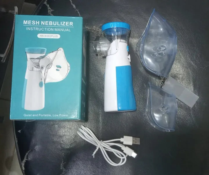 Portable Mesh Nebulizer (USB & Battery) – Mini Inhaler for All Ages