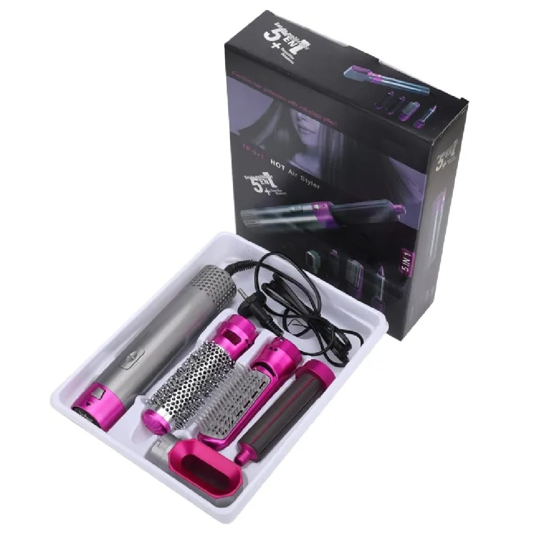 5-In-1 Stylish Hair Straightener (Random Color)