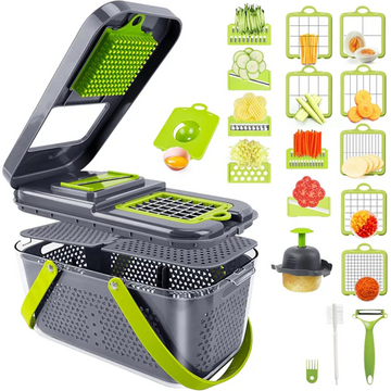 Multifunctional Vegetable Cutter 22 Pcs Set
