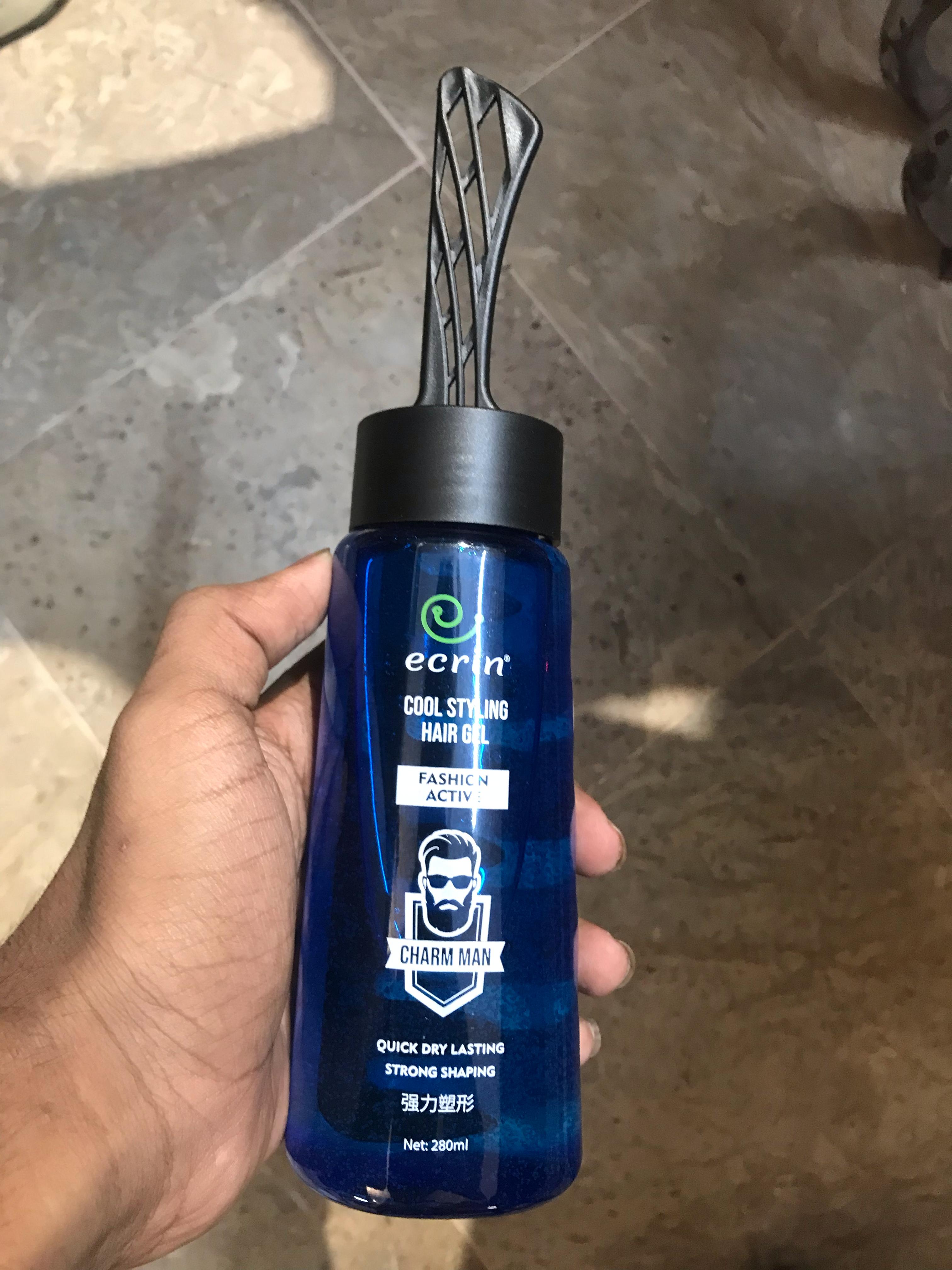 Original ECRIN COOL STYLING HAIR GEL WITH ACTIVE COLLAGEN 280ml (Free Delivery And Return)