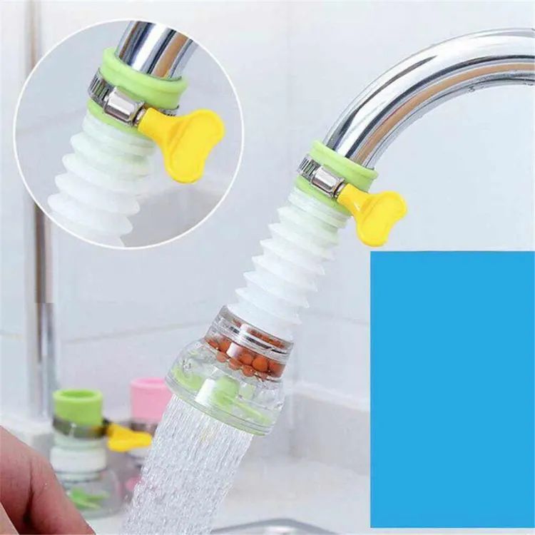 Kitchen Plastic Shower Splash Fan Faucet Water Saving Filter