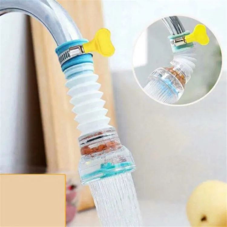 Kitchen Plastic Shower Splash Fan Faucet Water Saving Filter