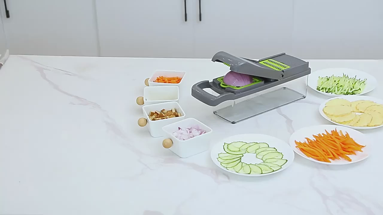 Multifunctional Vegetable Cutter 22 Pcs Set