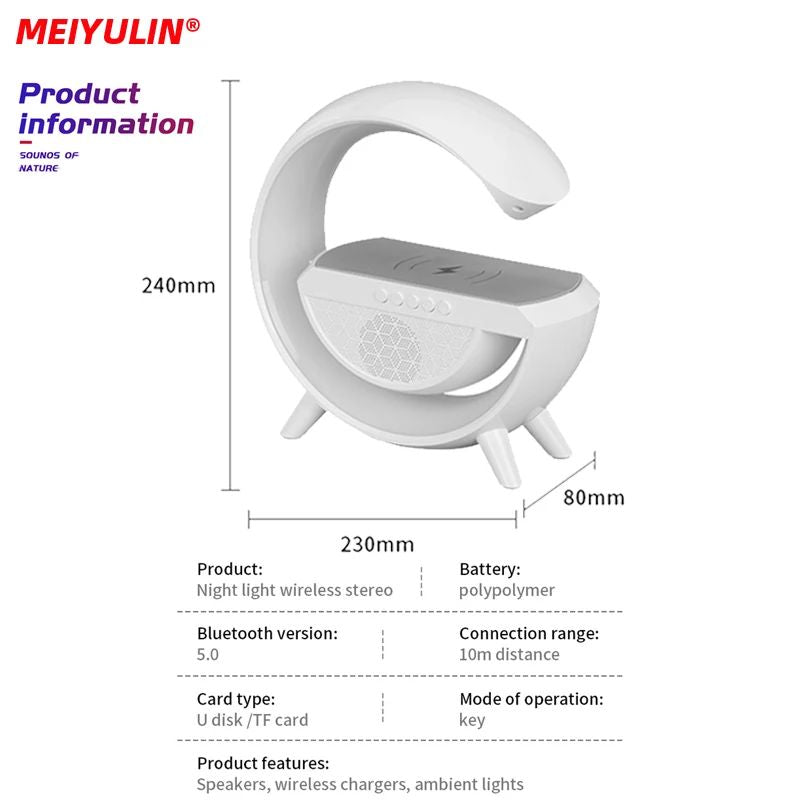 RGB G-Lamp Smart Bluetooth Speaker Wireless